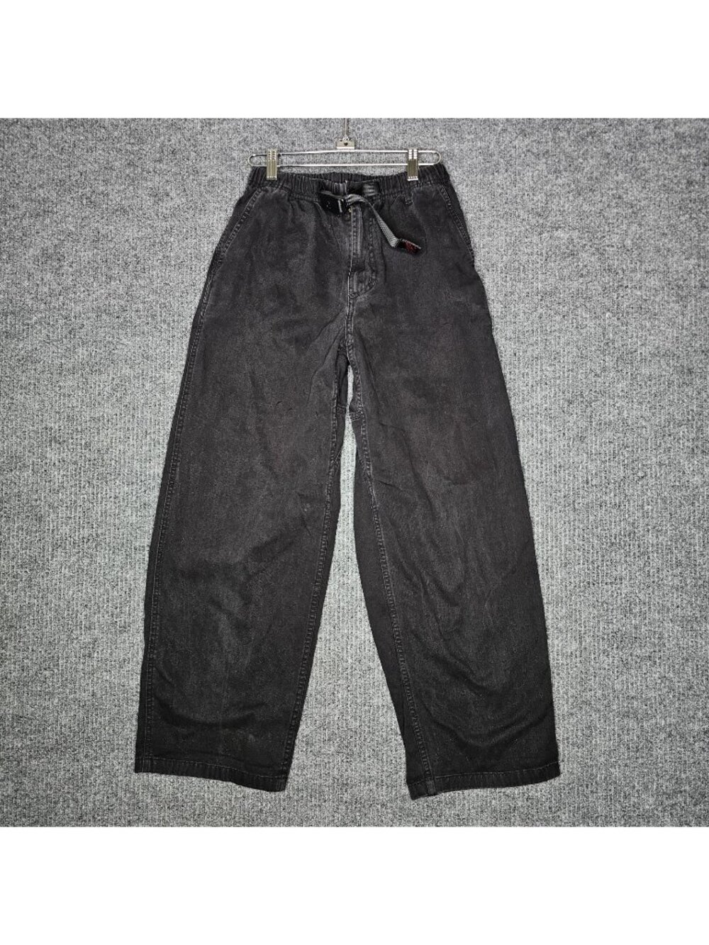 Gramicci Denim Wide Pants Mens XS Climbing Pants black GMP-21F015